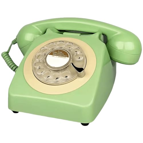 Téléphone rétro de bureau analogique filaire HJMMWT anti-ondes