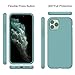 Miracase Liquid Silicone Case Compatible with iPhone 11 Pro Max 6.5 inch(2019), Gel Rubber Full Body Protection Shockproof Cover Case Drop Protection Case (Midnight Green)