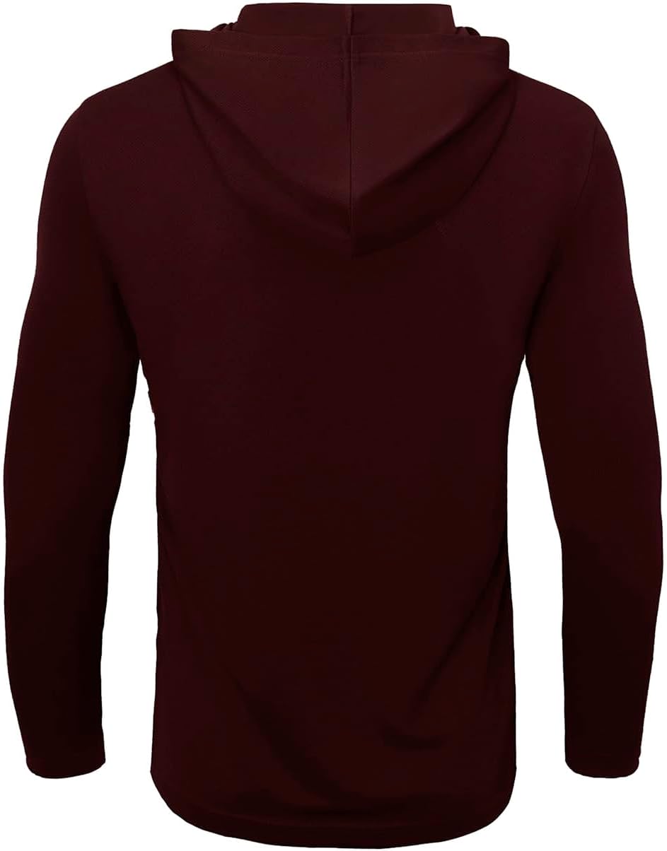 LeeHanTon Mens Long Sleeve Shirts Pack UPF 50+ Sun Protection Shirt Hoodie Lightweight Fishing Shirt Athletic Workout Shirts