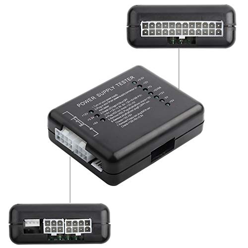 Tester di Alimentazione Checker 20/24 Pin HDD SATA Floppy Tester di Alimentazione per Computer - Alimentatore - Immagine 2