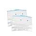 Jumbo Vacuum Space Saver Storage Bags with Double Seal and Extra Travel Bag