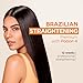 KATIVA Brazilian Keratin Straightening Kit - Alisado Brasileño Keratina + Potion 4 Heat Protectant Serum, Formaldehyde-Free Smoothing, Anti Frizz, Hyaluronic Acid, Argan Oil, Vegan, Up to 12 Weeks
