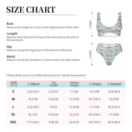 Bikini de cola de conejo Happy Easter Eggs para mujer con nudo frontal 5