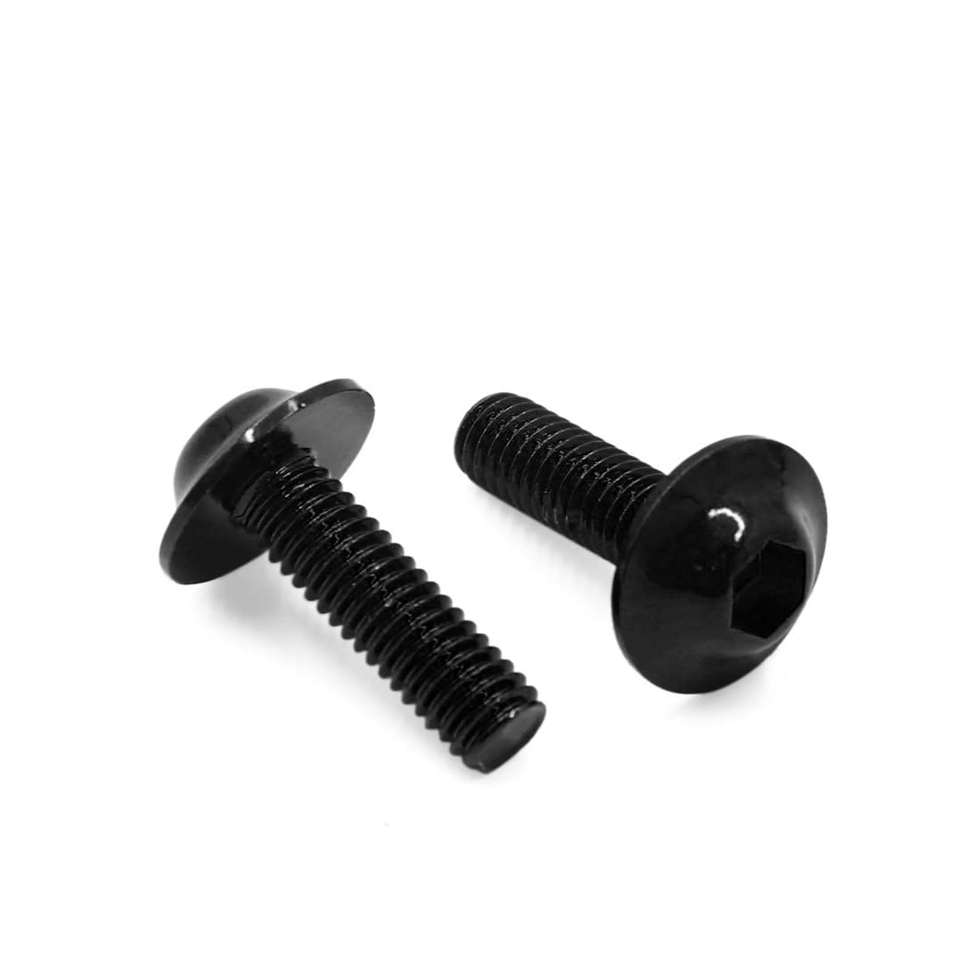 20 Viti M6 X 20mm Blu Per Moto E Auto - Lega Alluminio, Testa Esagonale, Universali 1996-2023 - Foto 7