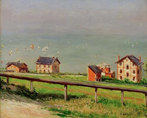 Pintura decorativa Caillebotte: lienzo impreso de alta fidelidad, 60x90cm