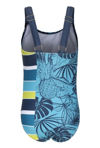 Image of Girls One Piece Swimsuits Tie Dye Bathing Suit for Girls Hawaiian Swimwear 3-16 Years