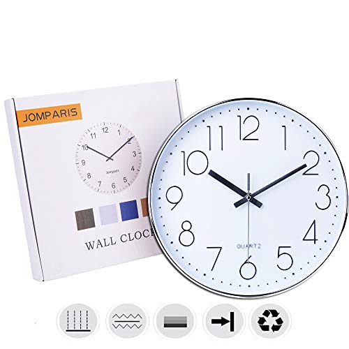 Jomparis DINOSAUR CLOCK Modern 12 Inch Battery Operated Non-Ticking Silent Sweep Movement Wall Clock Decorative thumb #4