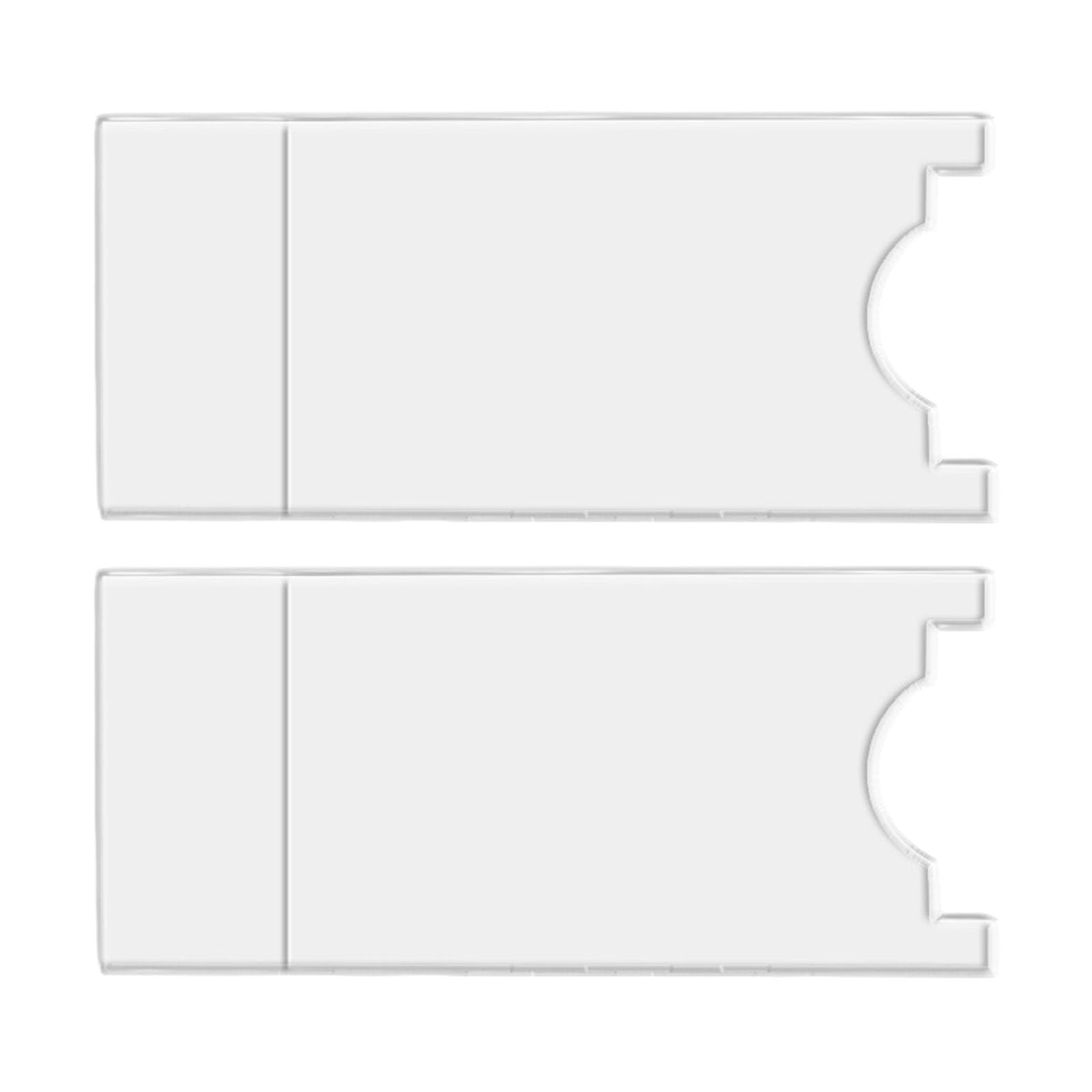 Tsophreniq 2Pcs 1 / Clear Couch & Bed Stopper Acrylic Sofa Guard Clear Beds Stoppers Wall Bumpers Nonslip Furniture Protector Furniture Pad