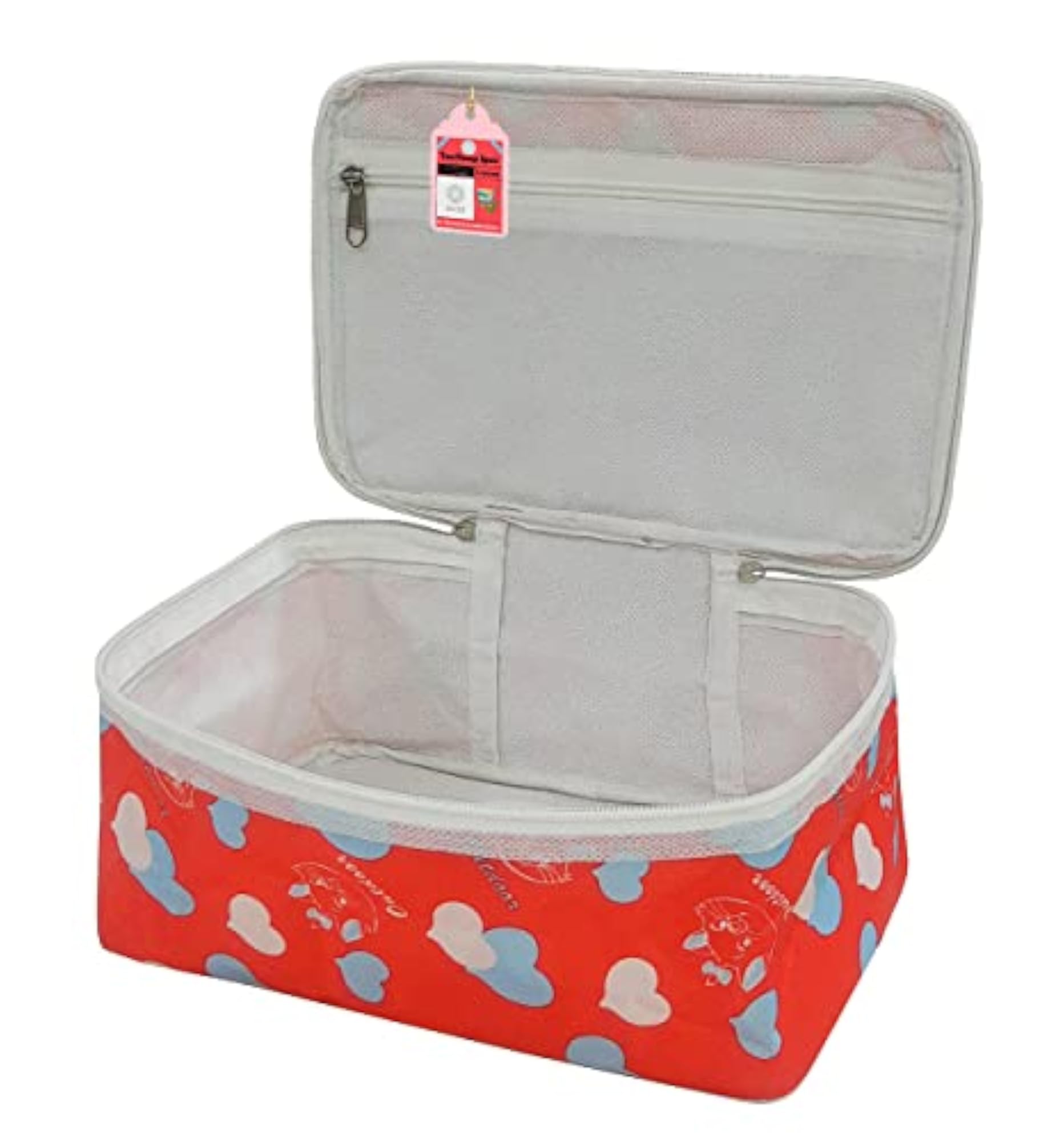 Women's Fabric Makeup Storage Box, Travel Vanity Organizer