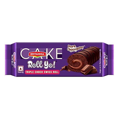 Image of Britannia Cake Roll Yo! Triple Chocolate Swiss Roll, 27g