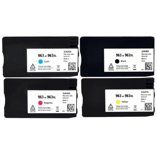 Cartucho de tinta compatible 963XL negro y color para impresoras OfficeJet Pro 9010 9012 9014