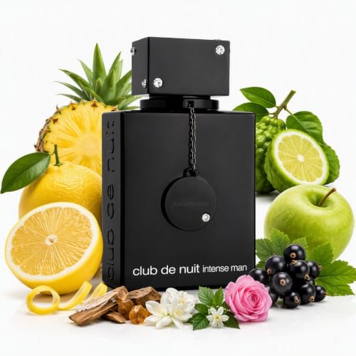 AURUMLUXE Club de Nuit Intense Man, Perfumes Arabes Hombre, Perfumes Hombre, Perfume Arabes Originales, Regalos Originales para Hombre, Colonia Hombre, Eau de Parfum 105 ml