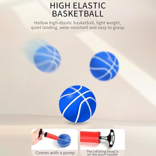 Panier de basket d'intérieur pliable et lumineux réglable pour chambre - 7