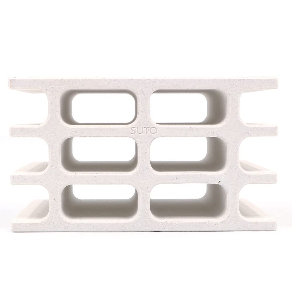 CENPEK White Ceramic Hiding Shelter Fish Tank Decoration for Amano Shrimp Cichlid Fish Spawning and Breeding