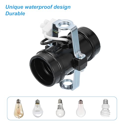 Base de enchufe para 2 luces E26 E27 ideal para proyectos DIY 4