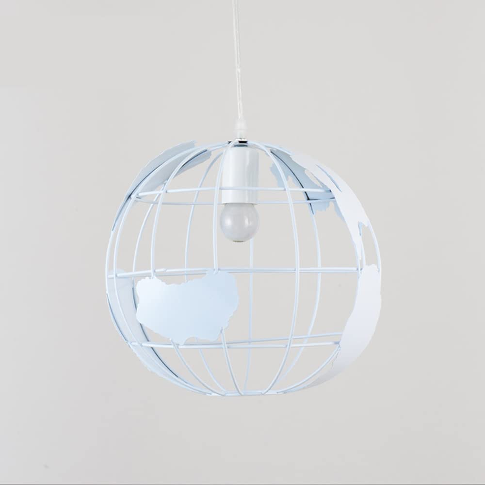 PLQWUJD Exquisite Chandelier Contemporary Globe Pendant Light Metal Ceiling Lamp Matte Black Farmhouse Suspended Lighting Adjustable Length Barn Chandelier