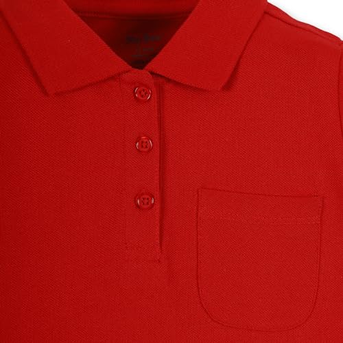 Image of Girls Cotton Polo Tshirts Short Sleeve