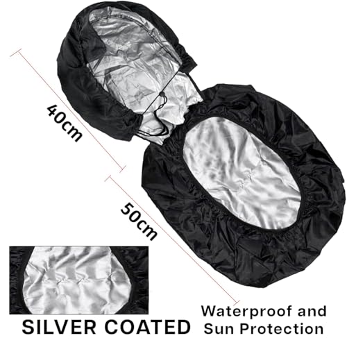 Image of Storite Backpack Rain Cover Waterproof, Hood Version 5Pack | 30L-35L Capacity, For Travel Bags
