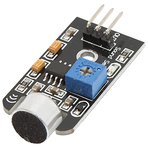Microphone Sound Sensor Module, 5V Voice Detection High Sensitivity Voice Detection Module