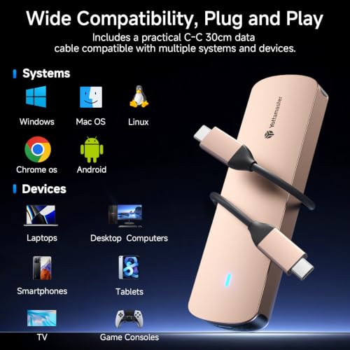 Yottamaster M.2 NVMe SATA SSD Enclosure, USB 3.2 Gen 2 10Gbps Adapter - image 8