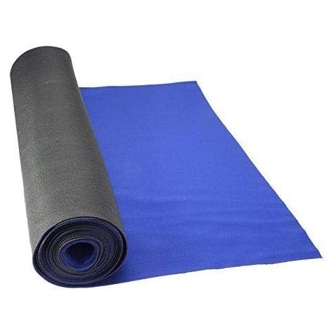 Dallas Packaging Supplies 27 Inch x 10 Feet Neoprene Floor Runner - Reusable Floor Protection Slip Proof Surface, Non-Skid Bottom, Protect All Floor Surfaces | Great for Businesses and Homes (Blue) Cover