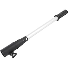Fockety Tiller Extension Handle, 18 Inches Telescoping Aluminum Tiller Handle Extension for Outboard, Non Slip Universal Ergonomic Trolling Motor Extensions Handles for Boat