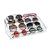 LoengMax Sunglasses Organizer - Clear Eyeglasses Display - Eyeglasses Storage - Essential Oils Holder(3 Layer)