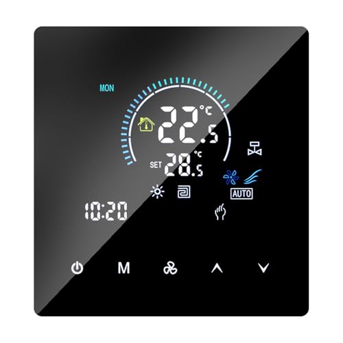 Thermostat programmable intelligent WiFi CVC avec écran couleur tactile pour maison - 6
