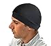 Black Dome hat - Spandex Wave Builder Du-rag Cap
