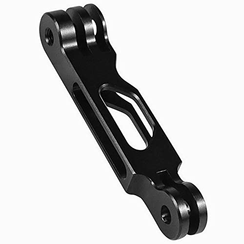 Goliton Support d'équitation, tige d'extension en métal, tige d'extension de casque compatible avec caméra GoPro 11/10/9/Instax 360 X3 (85 mm)