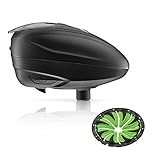 Dye LT-R Electronic Paintball Loader (Black with Lime Quick Feed)