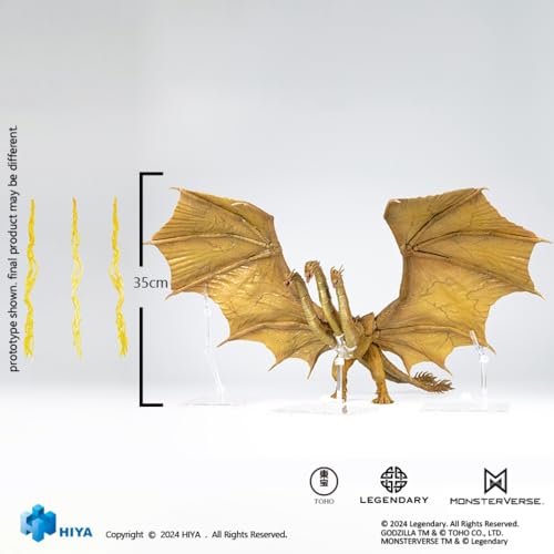 HiPlay HIYA Collectible Figure: King Ghidorah Godzila: King of The Monsters Exquisite Basic Series M