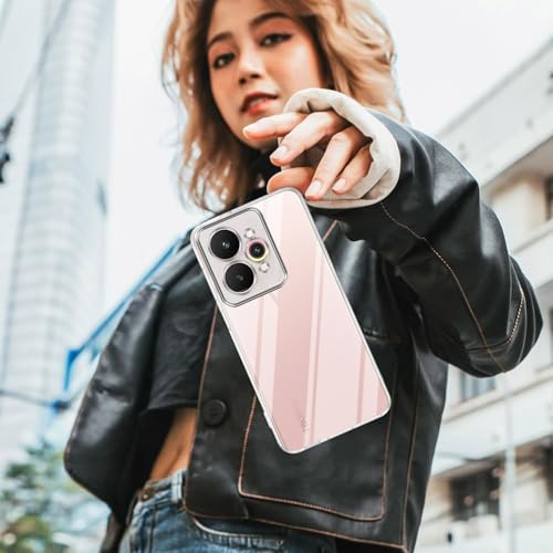 Image of Jkobi Silicone Back Cover Case for Realme 15 (Clear Shockproof Case with Camera Protection | Soft and Flexible | Transparent)