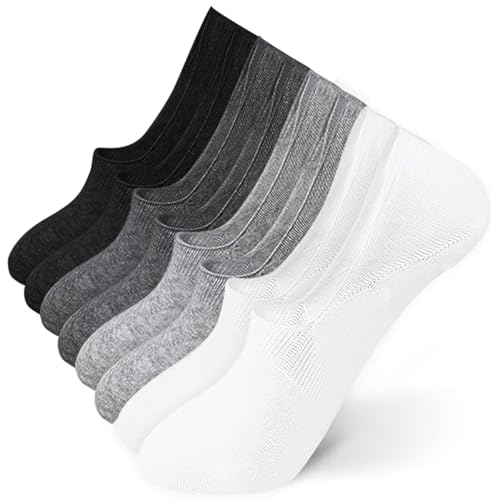 Image of 4 Pairs /6 Packs Ankle Socks Women Mens No Show Thin Athletic Running Low Cut Short Sock Anti-slip