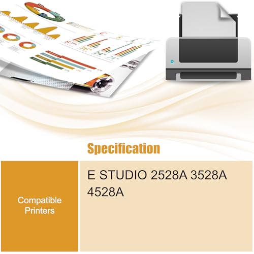 Image of Compatible with Toshiba T-3028U Toner Cartridge Work for Toshiba E Studio 2528A 3528A 4528A Printers, with Chip, High Yield 8000 Pages, High-Definition Printing (2-Pack Black)