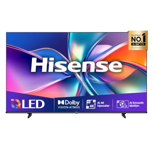 Hisense 55E7Q Fehrnseher, 55 Zoll, 4K UHD QLED, Smart TV