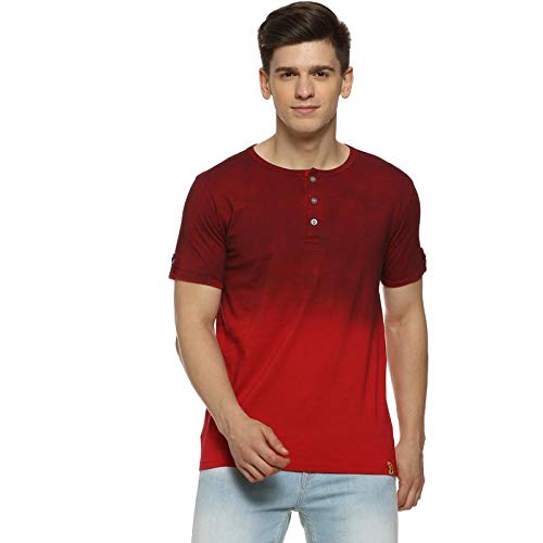 Image of CAHOOT Solid Men Polo Neck Grey, Black T Shirt