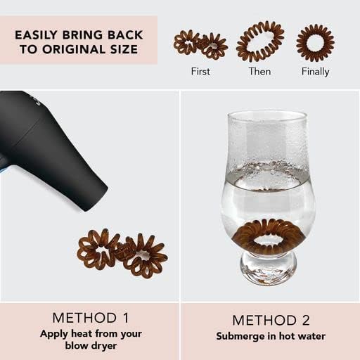 Miniatura 8 de Kitsch Rodillo facial de elevación y rodillo de hielo, y lazos para el cabello en espiral para mujeres con descuento