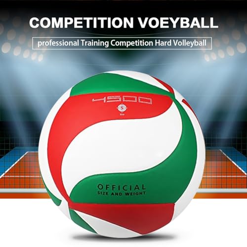 Image of Soft Rubber Lightweight Volleyball for Indoor Training Game Competition, Gym, Outdoor Beach Play, Gift for Kids,Fit for Beginner, Teenager, Adult, 1pcs