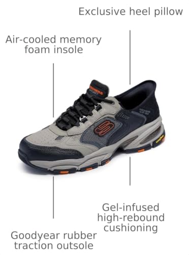 Image of Skechers Mens Vigor 3.0 Drafting Hands Free Slip-inSneaker
