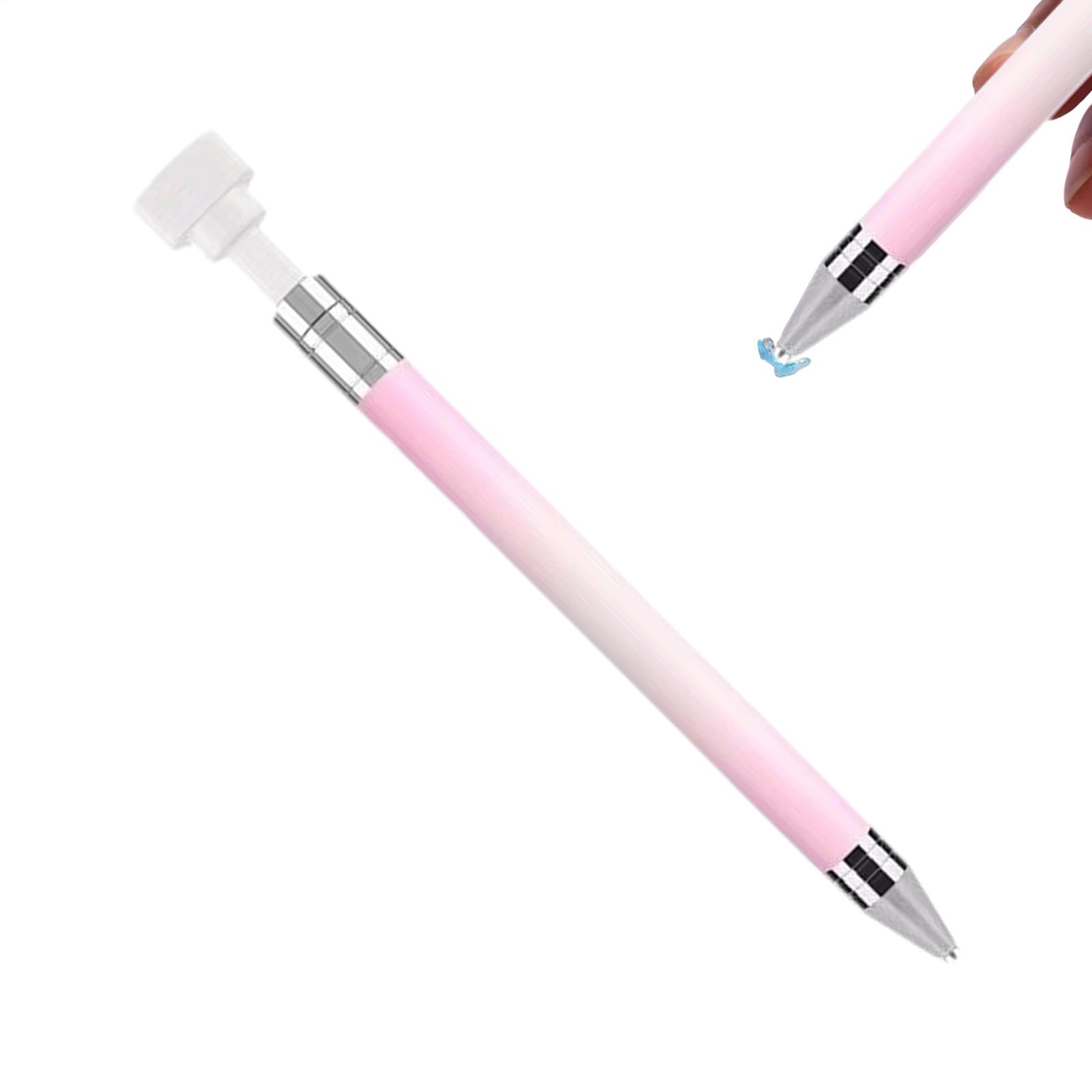 Utensile Per La Presa Di Pietre Strass | per Decorazione Unghie con Design a Puntini - Penna Per Decorazione Unghie Artistica Per Strass - per Manicure Fai da Te Incastonamento di Gioielli e