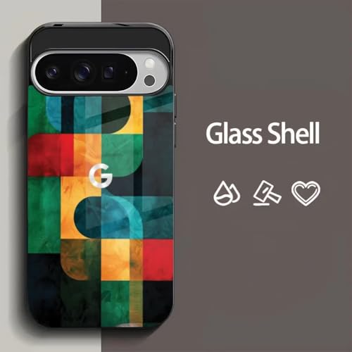 Image of MILLION CASES Chromatic Blocks Spectra Case for Google Pixel 8a, Google Pixel 8a Back Cover Case(2024) - PC