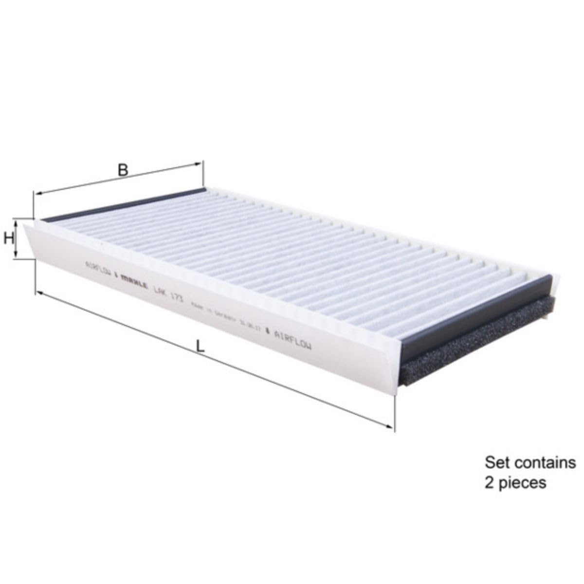 MAHLE Filtro, Aria abitacolo LAK173/S | Compatibile con: ALPINA B7, BMW 7, ROLLS-ROYCE PHANTOM VII, PHANTOM VII Coupe, PHANTOM VII Drophead Coupe