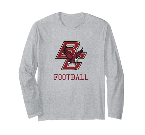 Boston College Football Light Gray | BC Eagles Long Sleeve T-Shirt