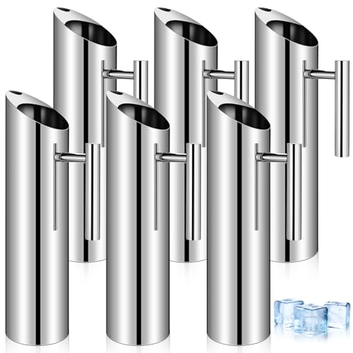 6-Pack Stainless Steel Water Pitchers