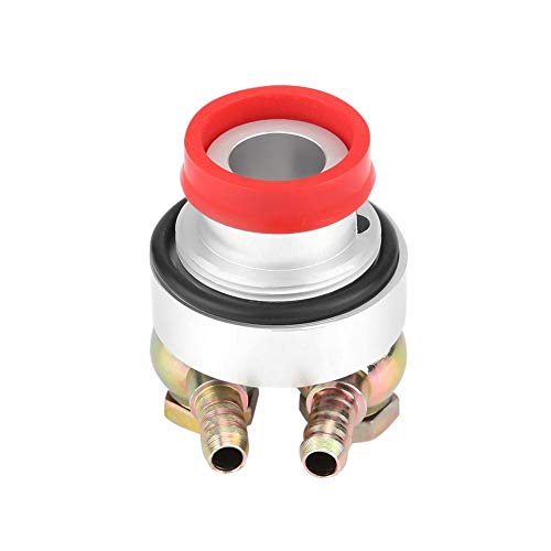KIMISS Motorcycle Oil Cooler Adapter, for Honda GY6 100cc-150cc, Refit Oil Cooling System Fitting 30 1.5mm / 10 1.0mm Thread
