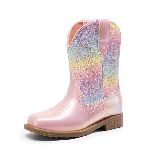 DREAM PAIRS girls Riding Mid Calf Boots