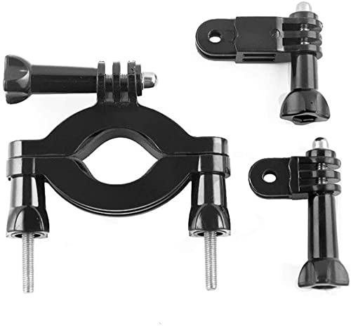 eWINNER Bicycle Mount Roll Handlebar Ski Pole Seat Post Clamp for Gopro Hero 13 12 11 10 9 8 7 6 5 4/for AKASO Campark/for Insta360 X5 X4 ONE X3/X2/GO3 Action Cameras Mountain Bike Rack Mount (Large)