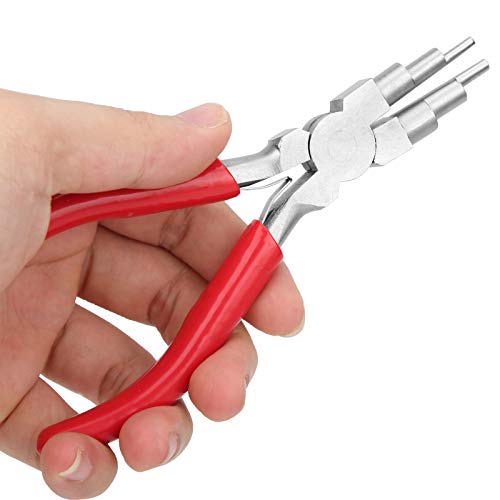 6 em 1 alicate para fabricação de caução, alicate de dobra de arame com mola de folha dupla e estrut