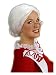 Forum Novelties Women's Holiday Mrs. Santa Costume Wig, White, One Size